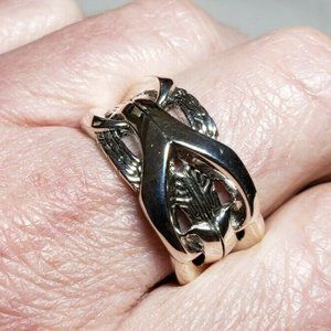 John Hardy Men's Sterling Silver Asli Classic Chain Band Ring Retail $495